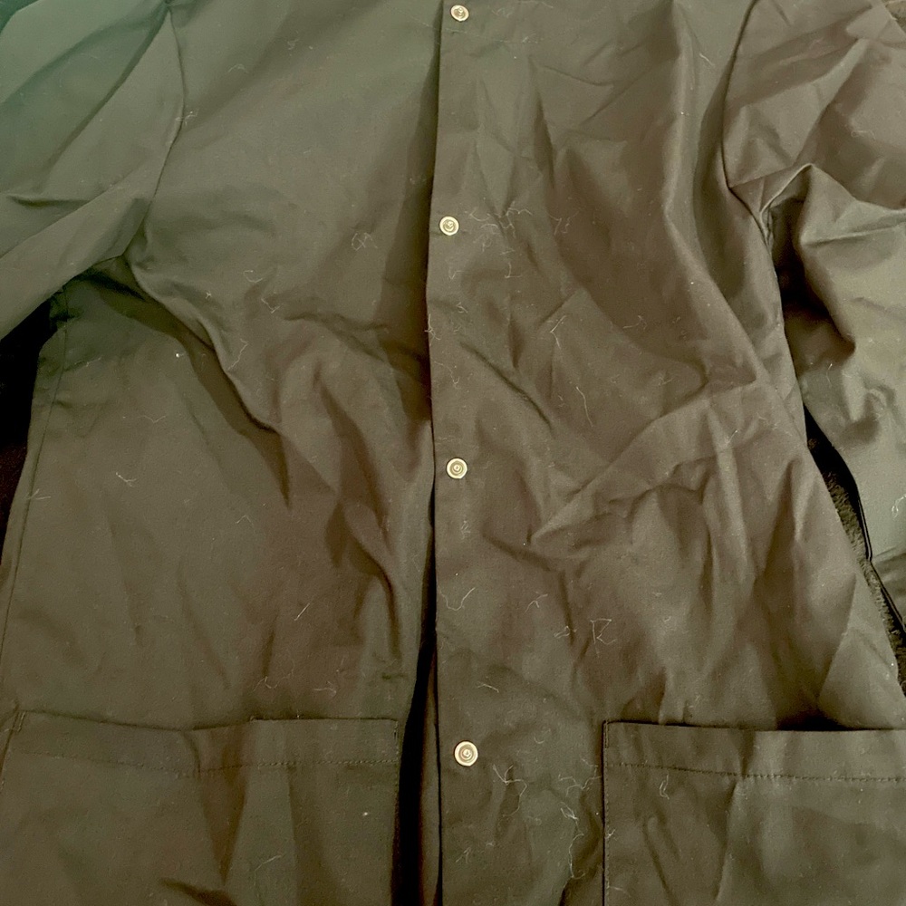 Black doctors coat